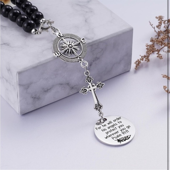 Rear View Mirror Car Charm, Psalm 91:11, Bible Verse, Religious Gifts
NEW - Picture 4 of 6